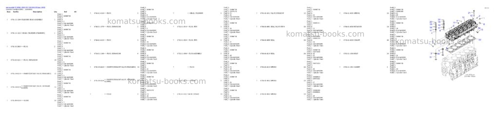 Komatsu PC300LC-8M0 S/N Y301001-UP Parts catalog cover