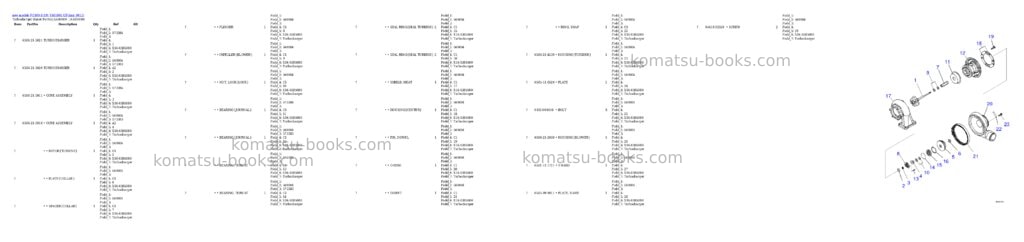 Komatsu PC400-8 S/N Y401001-UP Parts catalog cover Page 9 Komatsu PC400-8 S/N Y401001-UP Parts catalog cover Page 9