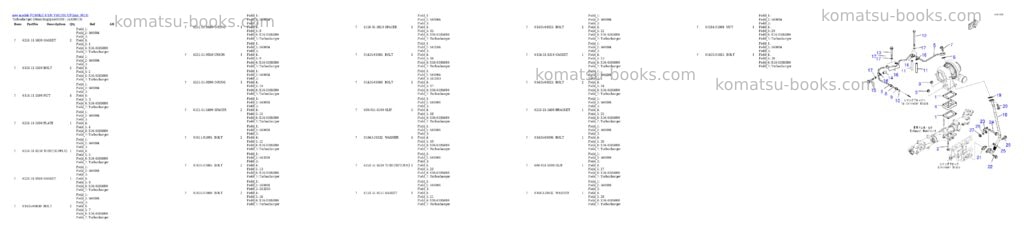 Komatsu PC400LC-8 S/N Y401001-UP Parts catalog cover Page 10