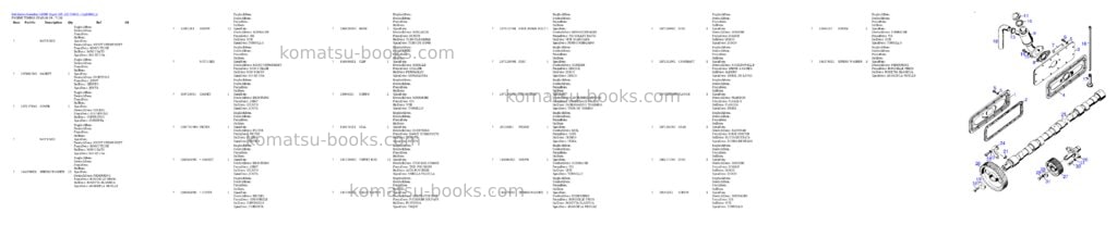 Komatsu l600d super s/n 332720001 - up Parts catalog cover Page 10 Komatsu l600d super s/n 332720001 - up Parts catalog cover Page 10