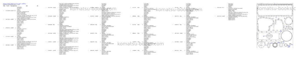Komatsu l600d super s/n 332720001 - up Parts catalog cover Page 4 Komatsu l600d super s/n 332720001 - up Parts catalog cover Page 4