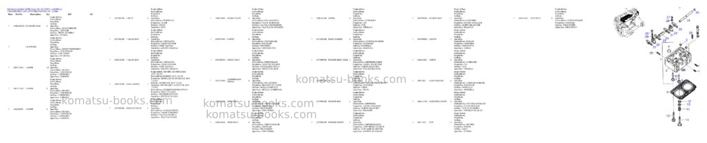 Komatsu l600d super s/n 332720001 - up Parts catalog cover Page 6 Komatsu l600d super s/n 332720001 - up Parts catalog cover Page 6