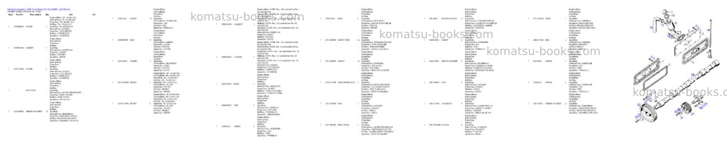 Komatsu l700d turbo/super s/n 331310001 - up Parts catalog cover Page 10 Komatsu l700d turbo/super s/n 331310001 - up Parts catalog cover Page 10