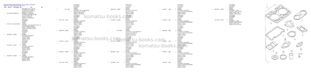 Komatsu l700d turbo/super s/n 331310001 - up Parts catalog cover Page 7 Komatsu l700d turbo/super s/n 331310001 - up Parts catalog cover Page 7