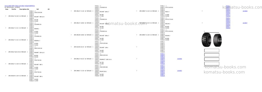 Komatsu пїЅpпїЅi Parts catalog cover Page 3 Komatsu пїЅpпїЅi Parts catalog cover Page 3