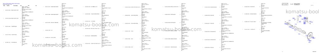 Komatsu MEGA 160TC Parts catalog cover Page 4 Komatsu MEGA 160TC Parts catalog cover Page 4
