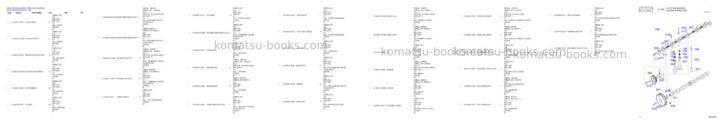 Komatsu MEGA 160TC Parts catalog cover Page 6 Komatsu MEGA 160TC Parts catalog cover Page 6