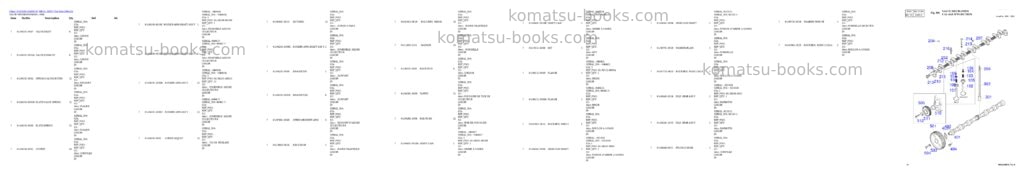 Komatsu MEGA 160TC Tier-II Parts catalog cover Page 6