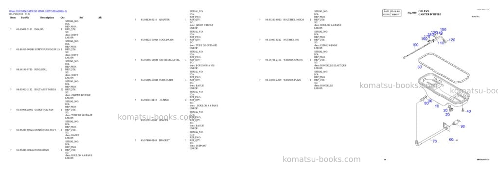 Komatsu MEGA 200TC-III Parts catalog cover Page 10 Komatsu MEGA 200TC-III Parts catalog cover Page 10