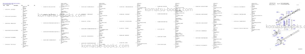 Komatsu MEGA 200TC-V Parts catalog cover Page 7 Komatsu MEGA 200TC-V Parts catalog cover Page 7