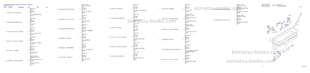 Komatsu MEGA 400-V (S/N. 3001 ~ ) Parts catalog cover Page 10