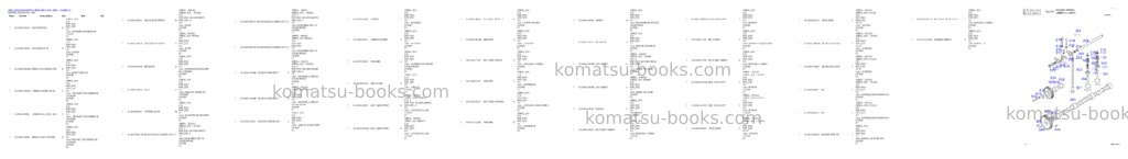 Komatsu MEGA 400-V (S/N. 3001 ~ ) Parts catalog cover Page 6