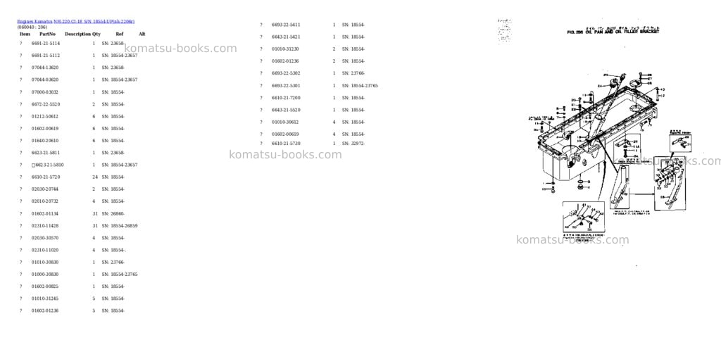 Komatsu nh-220-ci-1e s/n 18554-up Parts catalog cover Page 10 Komatsu nh-220-ci-1e s/n 18554-up Parts catalog cover Page 10