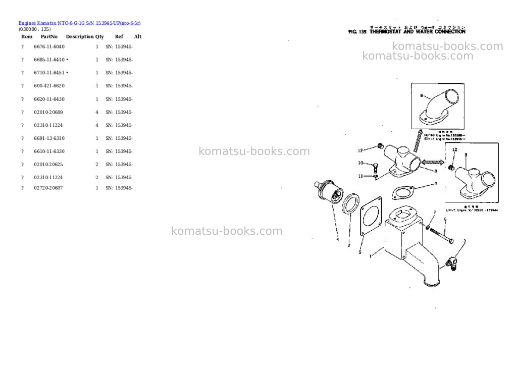 Komatsu nto-6-g-1g s/n 153945-up Parts catalog cover Page 7 Komatsu nto-6-g-1g s/n 153945-up Parts catalog cover Page 7