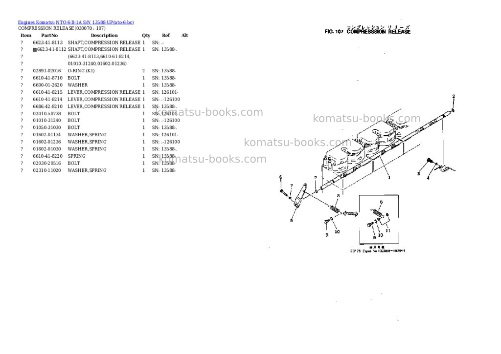 Komatsu nto-6-b-1a s/n 13588-up Parts catalog cover Page 6 Komatsu nto-6-b-1a s/n 13588-up Parts catalog cover Page 6