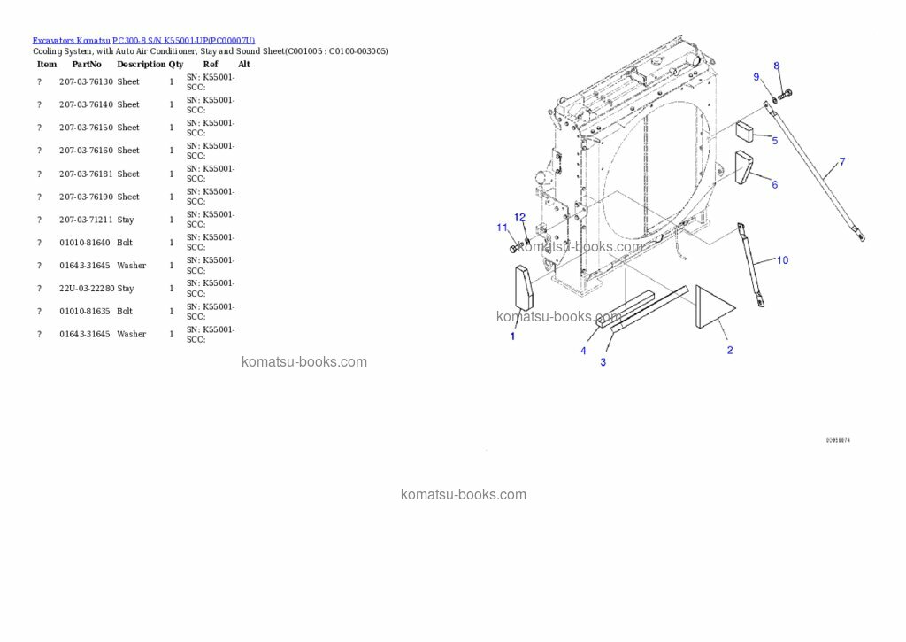 Komatsu pc300-8 Каталог запчастей обложка Страница 6