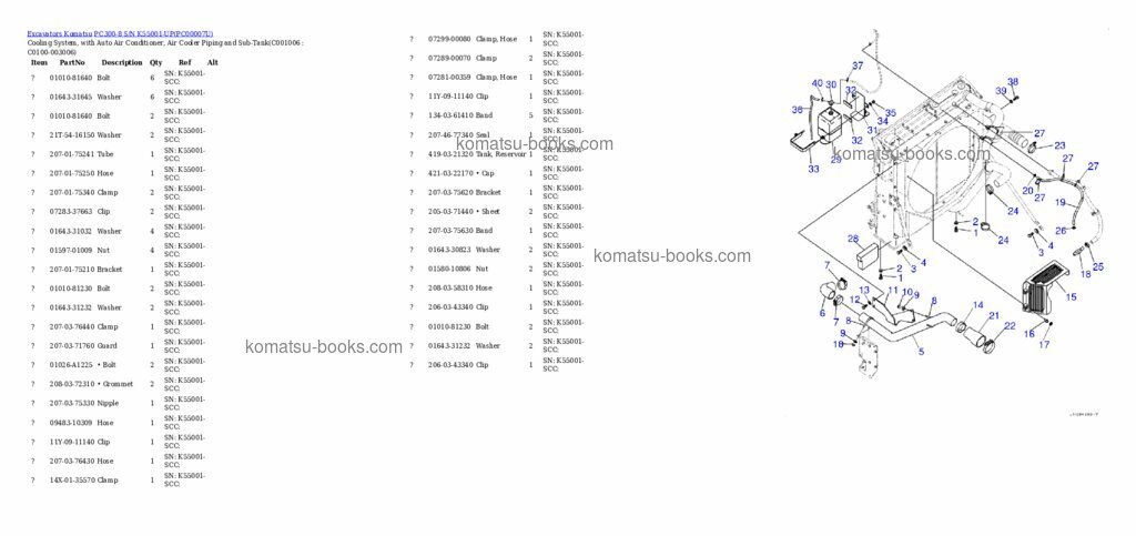 Komatsu pc300-8 Каталог запчастей обложка Страница 7