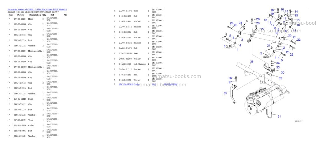 Komatsu pc360nlc-11e0 s/n k75001-up Parts catalog cover Page 10 Komatsu pc360nlc-11e0 s/n k75001-up Parts catalog cover Page 10