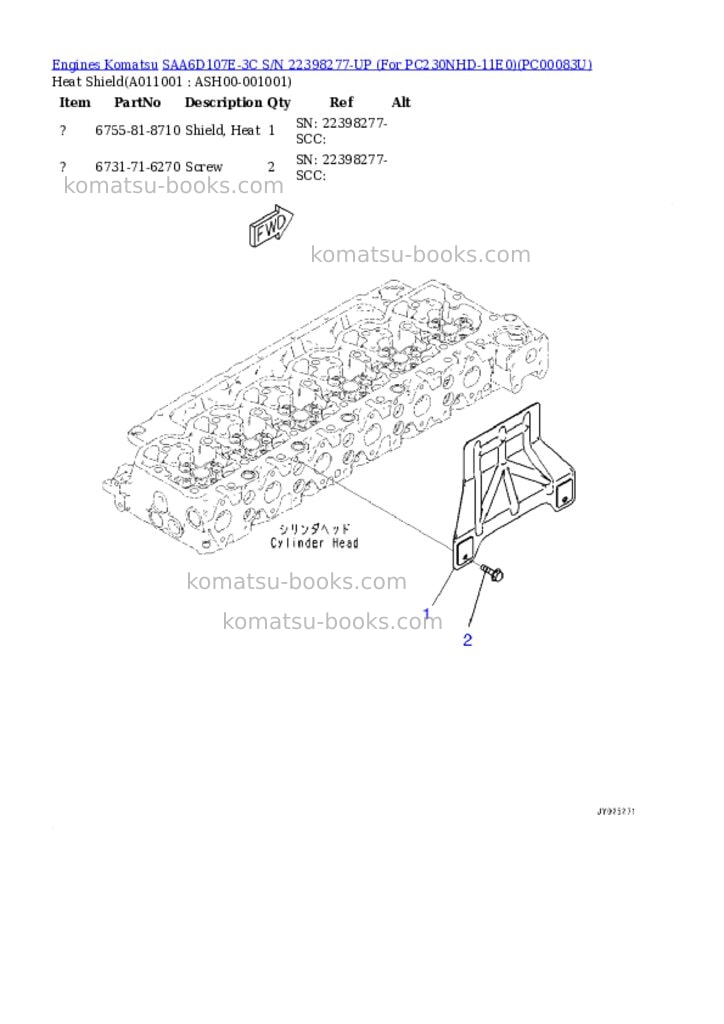 Komatsu saa6d107e-3c s/n 26609188-up for pc210-11/pc210-ku-11/pc210i-ku-11/pc210lc-11/pc210lc-ku-11/pc210lci-11 Parts catalog cover Page 10 Komatsu saa6d107e-3c s/n 26609188-up for pc210-11/pc210-ku-11/pc210i-ku-11/pc210lc-11/pc210lc-ku-11/pc210lci-11 Parts catalog cover Page 10