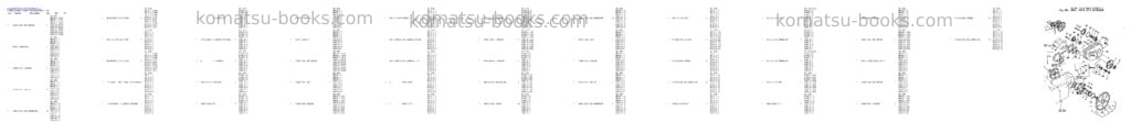 Komatsu PC02-1 S/N 1003-UP Parts catalog cover Page 10