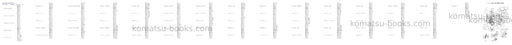 Komatsu PC02-1 S/N 1003-UP Parts catalog cover Page 7