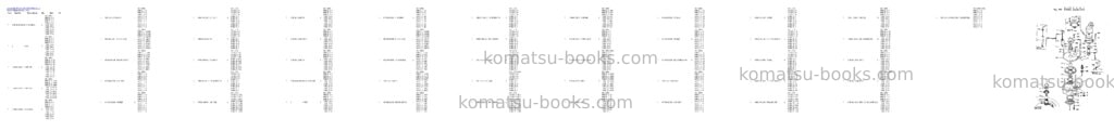 Komatsu PC02-1 S/N 1003-UP Parts catalog cover Page 9