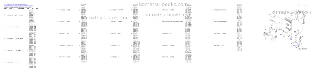 Komatsu PC03-2 S/N 15001-UP (MICRO SHOVEL пїЅfпїЅBпїЅ[пїЅ[пїЅпїЅпїЅGпїЅпїЅпїЅWпїЅпїЅпїЅdпїЅl) Parts catalog cover Page 6