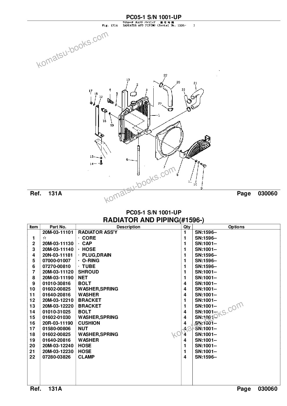 Komatsu PC05-1 S/N 1001-UP Parts catalog cover Page 8 Komatsu PC05-1 S/N 1001-UP Parts catalog cover Page 8