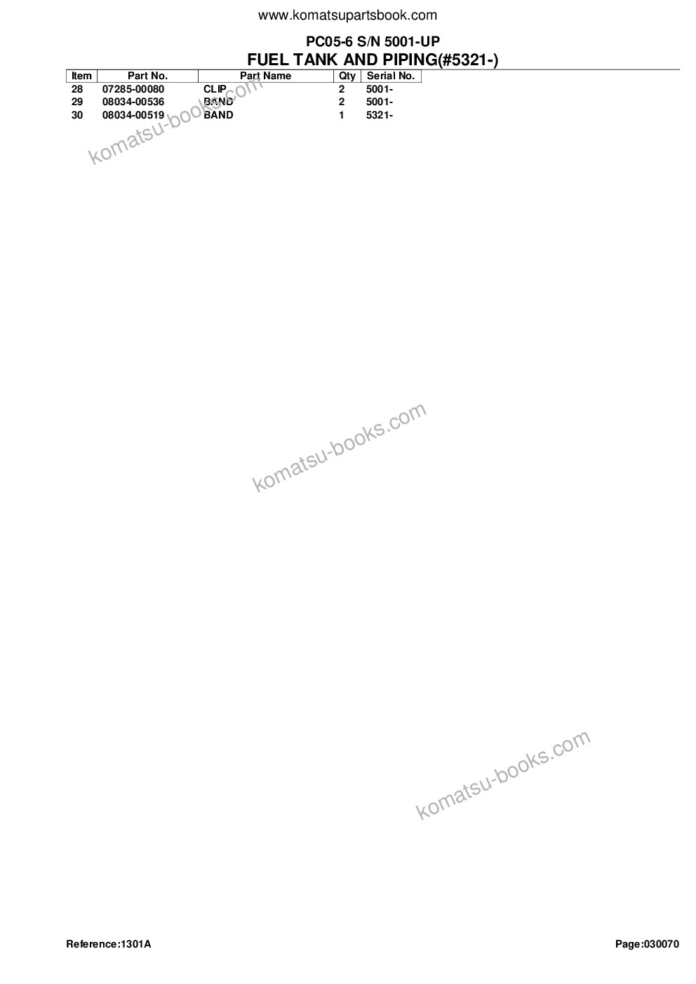 Komatsu pc05-6 s/n 5001-up Parts catalog cover Page 10 Komatsu pc05-6 s/n 5001-up Parts catalog cover Page 10