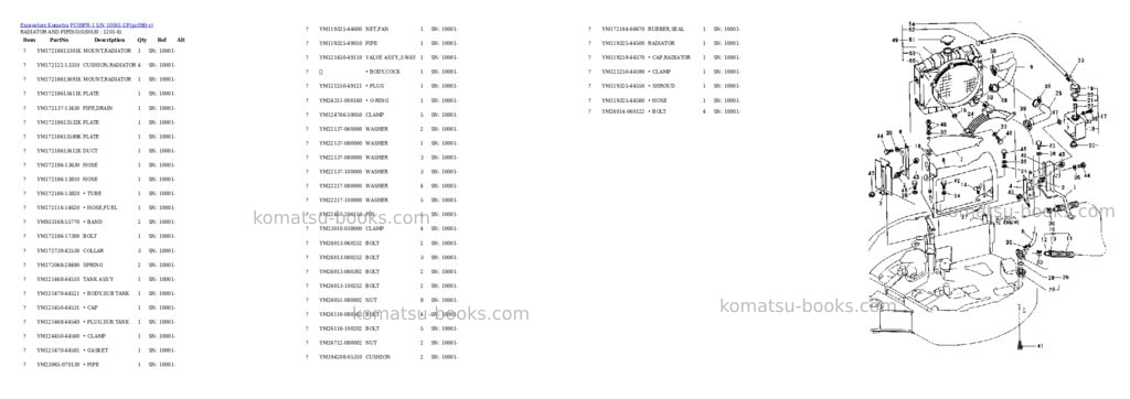 Komatsu pc09fr-1 s/n 10001-up Parts catalog cover Page 2