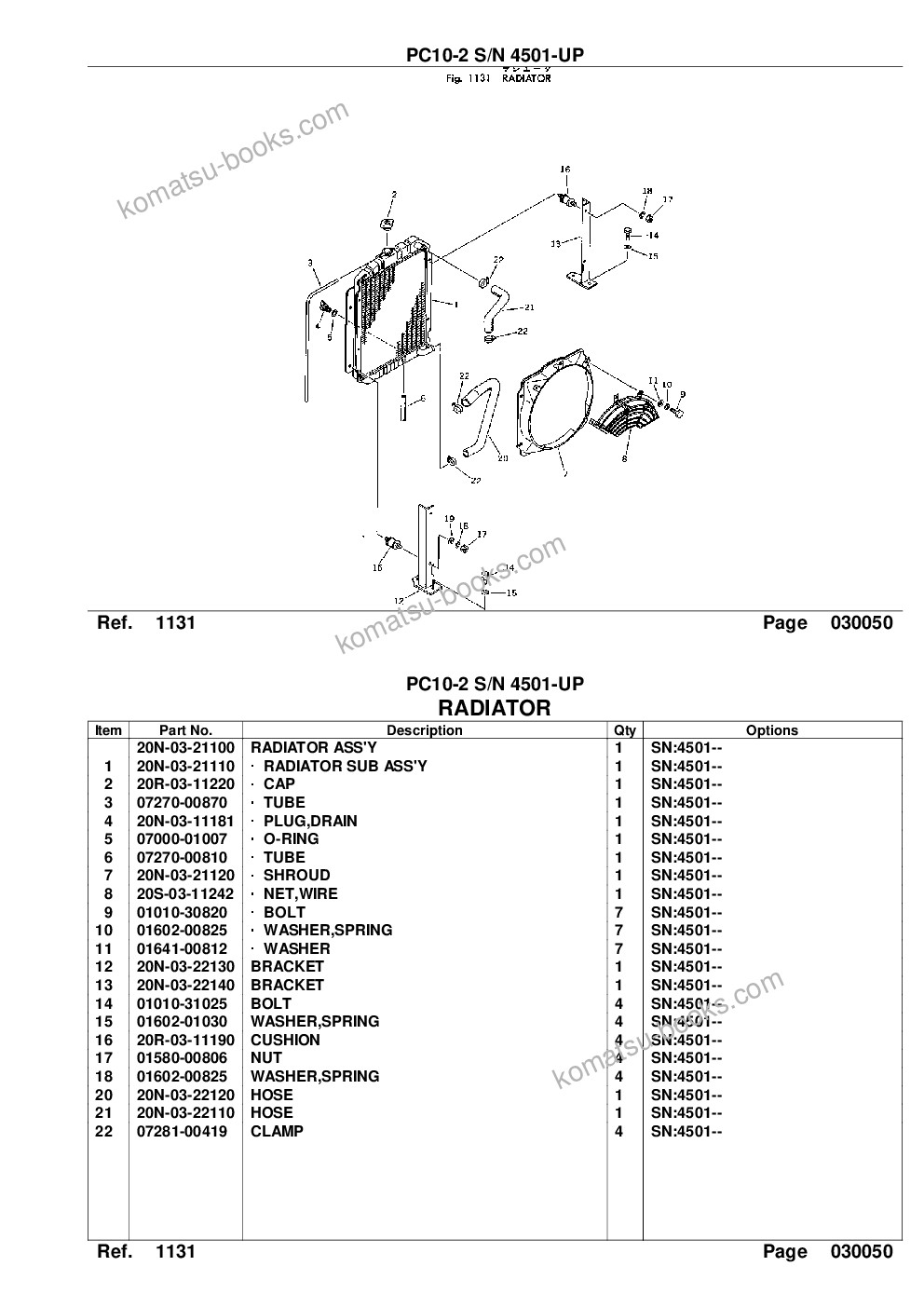 Komatsu pc10-2 s/n 4501-up Parts catalog cover Page 8 Komatsu pc10-2 s/n 4501-up Parts catalog cover Page 8