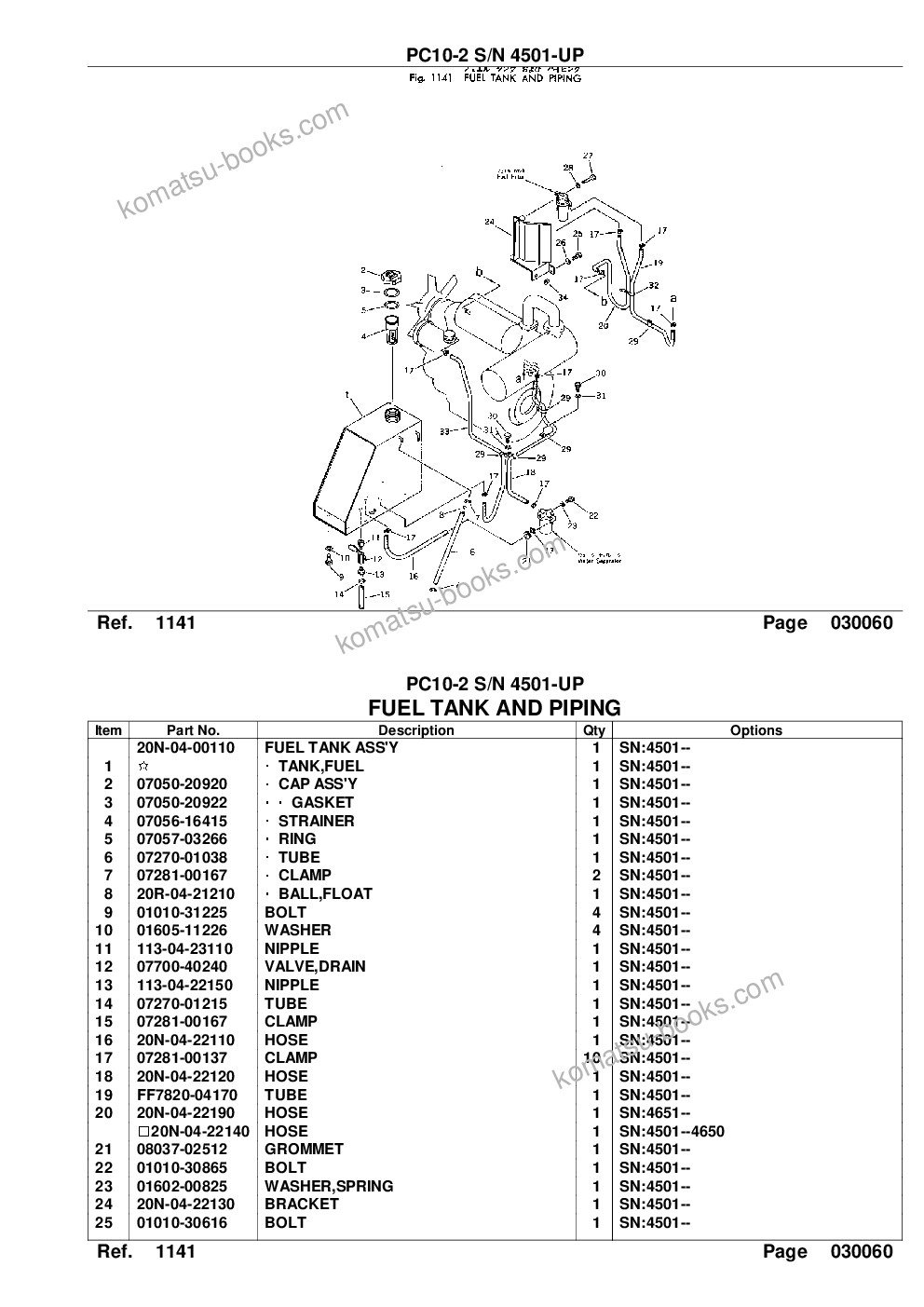 Komatsu pc10-2 s/n 4501-up Parts catalog cover Page 9 Komatsu pc10-2 s/n 4501-up Parts catalog cover Page 9