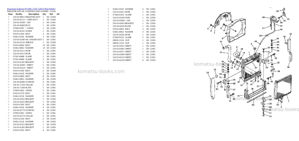 Komatsu pc100u-3 s/n 12001-up Parts catalog cover Page 5 Komatsu pc100u-3 s/n 12001-up Parts catalog cover Page 5