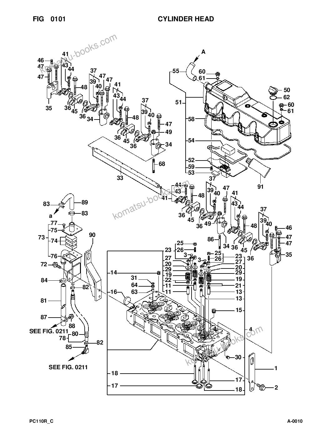 Komatsu pc110r-1 s/n 2265010170-up Parts catalog cover Page 3 Komatsu pc110r-1 s/n 2265010170-up Parts catalog cover Page 3