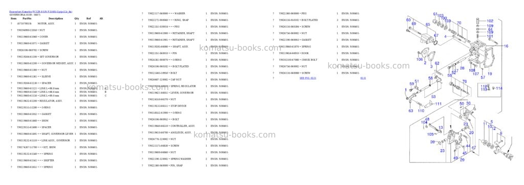 Komatsu pc12r-8 s/n f31605-up Parts catalog cover Page 9
