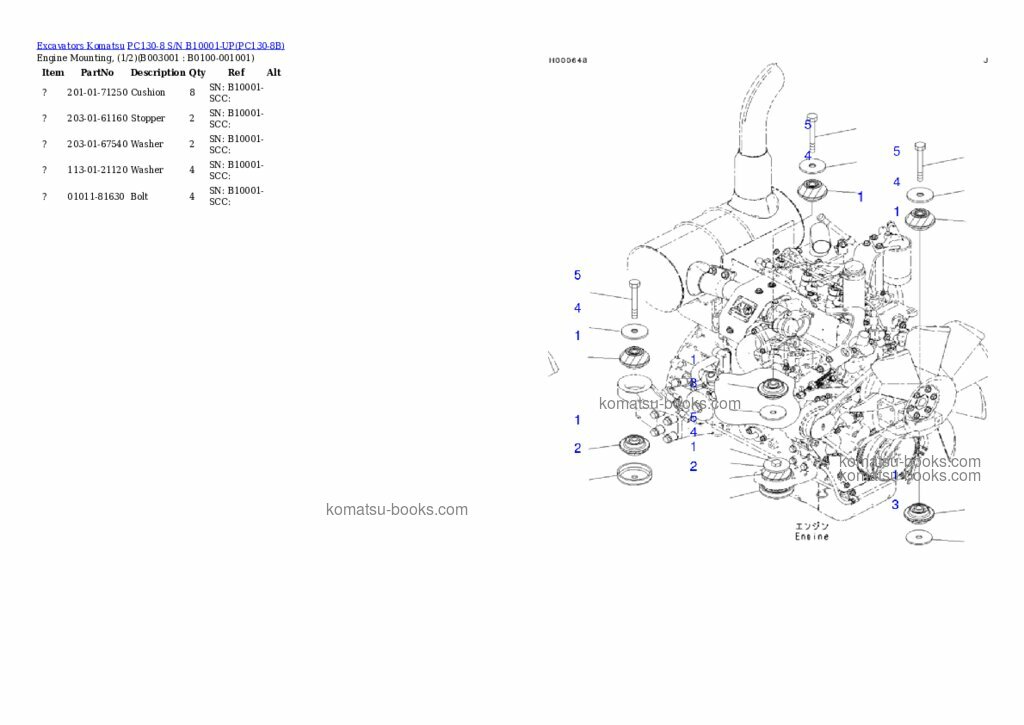 Komatsu pc130-8 配件目录 封面 Komatsu pc130-8 配件目录 封面