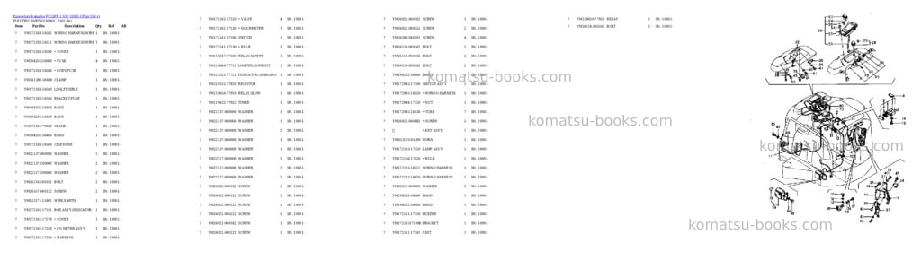 Komatsu pc15fr-1 s/n 10001-up Parts catalog cover Page 5