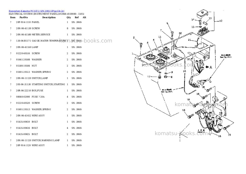 Komatsu pc15t-2 s/n 2001-up Parts catalog cover Page 7