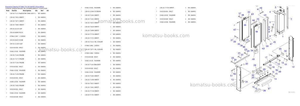 Komatsu pc160lc-7k s/n k40001-up Parts catalog cover Page 6 Komatsu pc160lc-7k s/n k40001-up Parts catalog cover Page 6