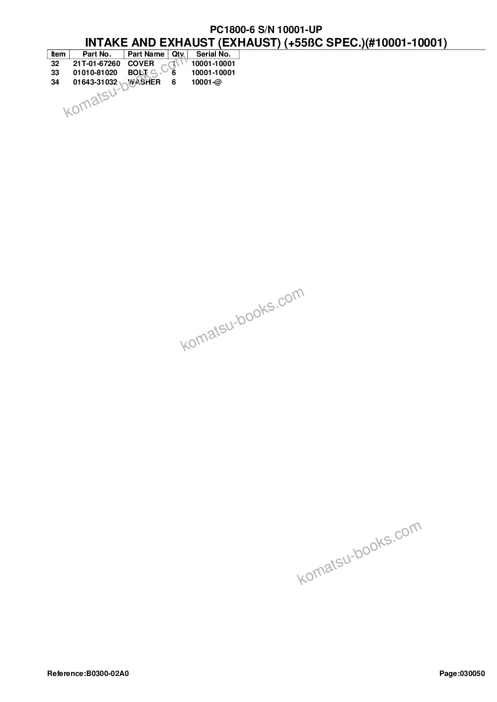 Komatsu pc1800-6 s/n 10001-up saa6d140e-3 tier 2 eng. installed Parts catalog cover Page 10 Komatsu pc1800-6 s/n 10001-up saa6d140e-3 tier 2 eng. installed Parts catalog cover Page 10