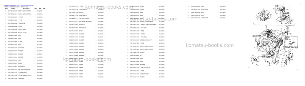 Komatsu pc20fr-2 s/n 20001-up Parts catalog cover Page 6
