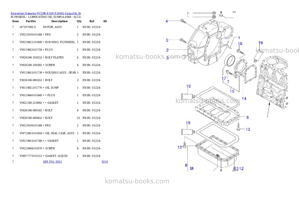 Komatsu pc20r-8 s/n f30001-up Parts catalog cover Page 5