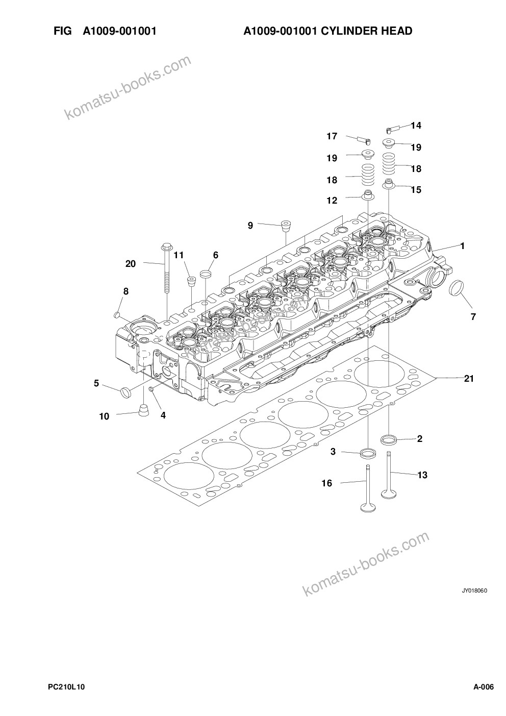 Komatsu pc210lc-10 a10001-up Parts catalog cover Page 8 Komatsu pc210lc-10 a10001-up Parts catalog cover Page 8