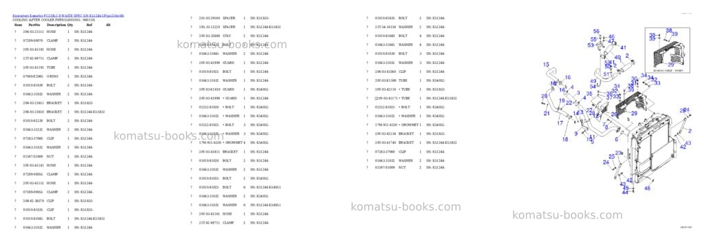 Komatsu pc210lc-8 waste spec s/n k51244-up Parts catalog cover Page 2 Komatsu pc210lc-8 waste spec s/n k51244-up Parts catalog cover Page 2