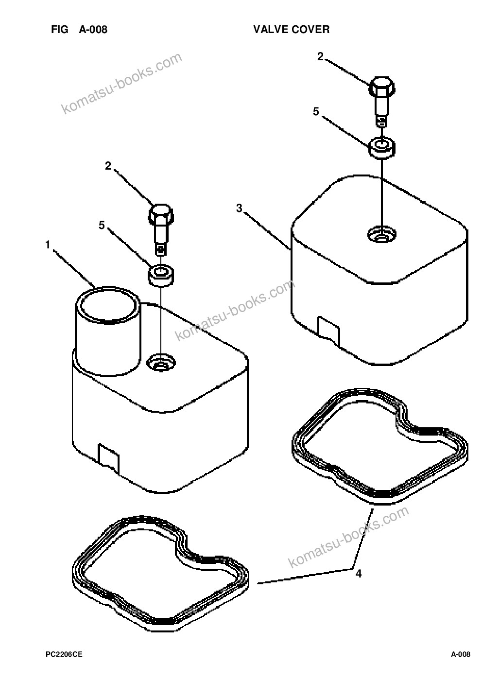 Komatsu pc220lc-6lc s/n a82001-a83000 Parts catalog cover Page 10