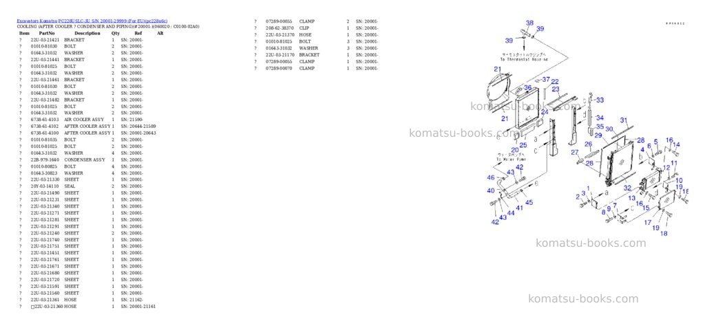Komatsu pc228uslc-3u s/n 20001-29999 for eu Parts catalog cover Page 7 Komatsu pc228uslc-3u s/n 20001-29999 for eu Parts catalog cover Page 7