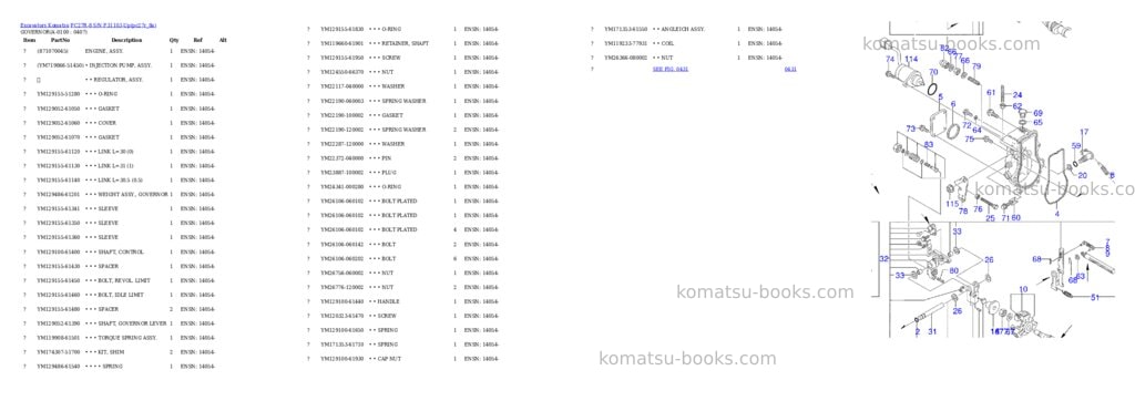 Komatsu pc27r-8 s/n f31103-up Parts catalog cover Page 9
