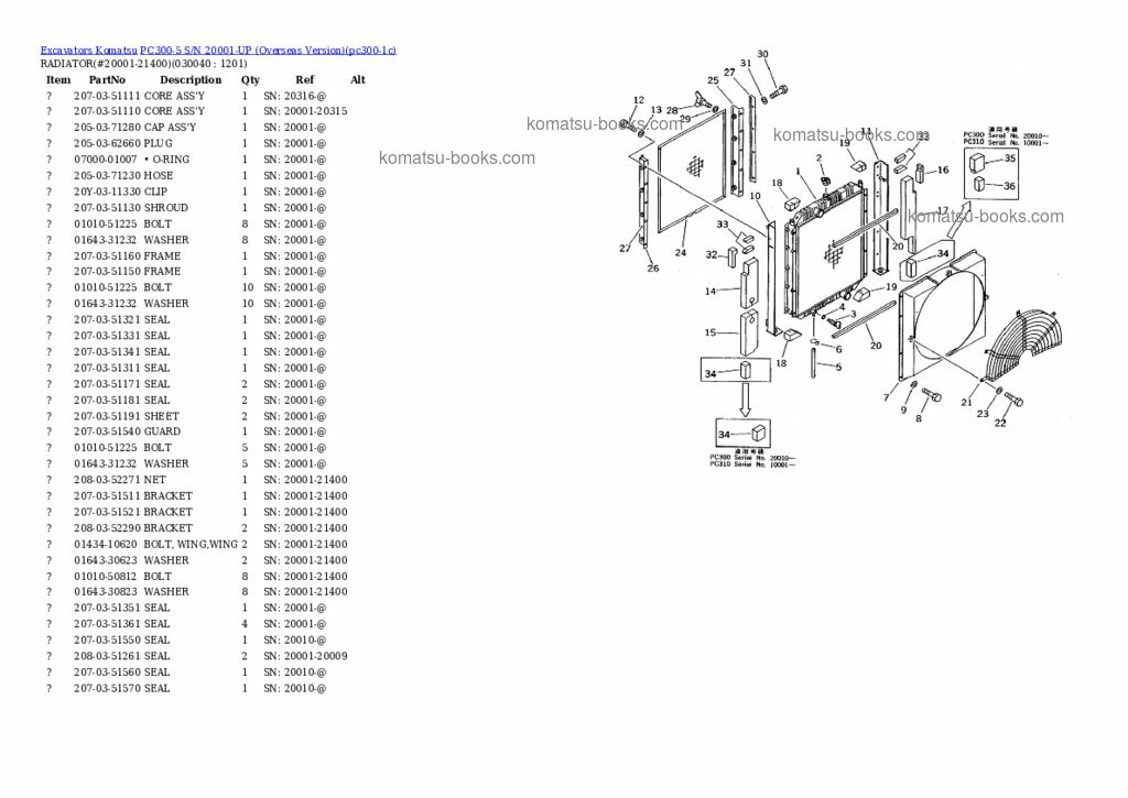 Komatsu PC300-5 Каталог запчастей обложка Страница 3 Komatsu PC300-5 Каталог запчастей обложка Страница 3