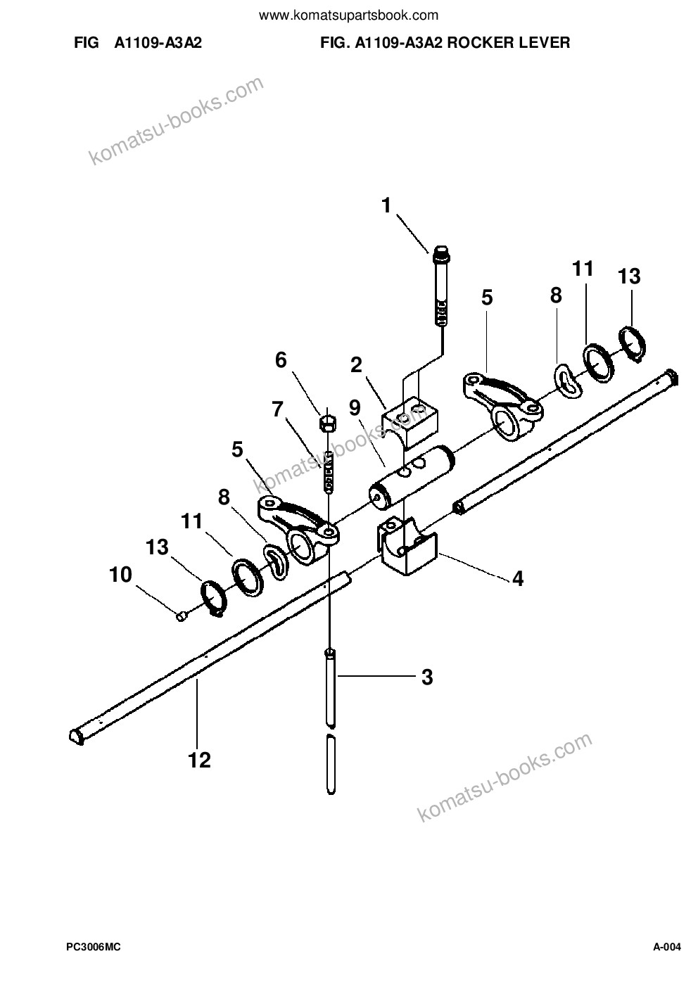 Komatsu pc300lc-6le/hd-6le s/n a83001-up Parts catalog cover Page 6 Komatsu pc300lc-6le/hd-6le s/n a83001-up Parts catalog cover Page 6