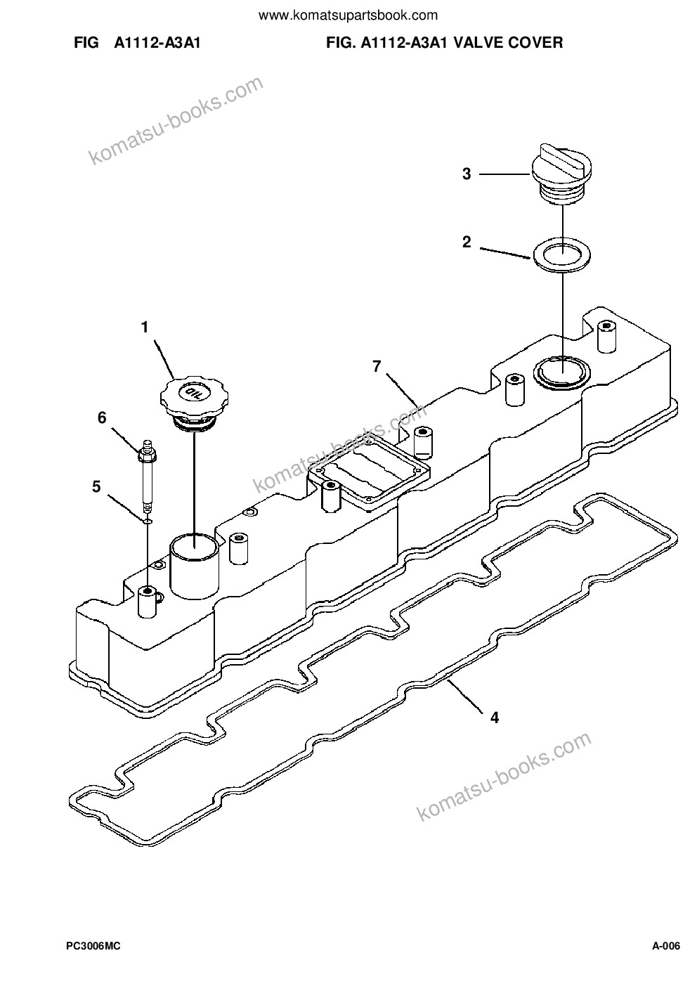 Komatsu pc300lc-6le/hd-6le s/n a83001-up Parts catalog cover Page 8 Komatsu pc300lc-6le/hd-6le s/n a83001-up Parts catalog cover Page 8
